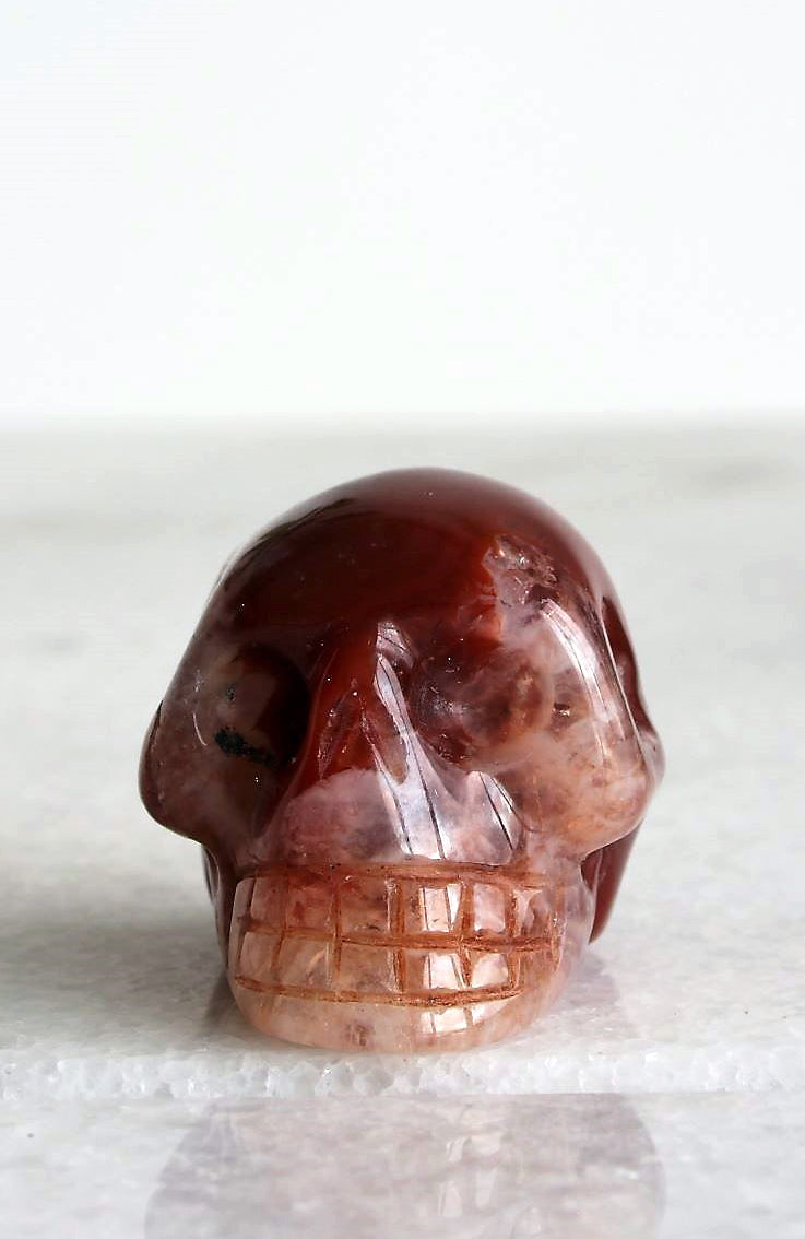 Carnelian Skull